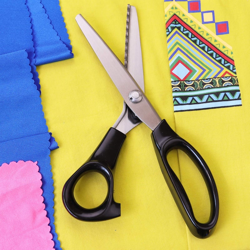 Hui Tong Strong & Sharpe Pinking Shears Pinking Shears Scissors for Fabric  Serrated and Scalloped Scissors Fabric 3mm 5mm 7mm (Scalloped 7mm) - Image 4